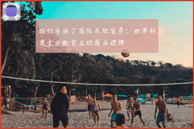我们专访了国际足联官员:世界杯奖金分配背后的商业逻辑