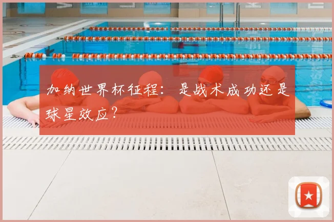 加纳世界杯征程：是战术成功还是球星效应？